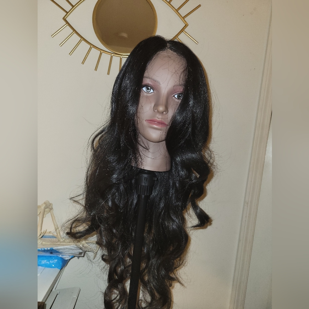 Lace front wig